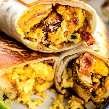 Brunch: Breakfast Burritos & Buttermilk Pancakes - The Artisans' Kitchen 