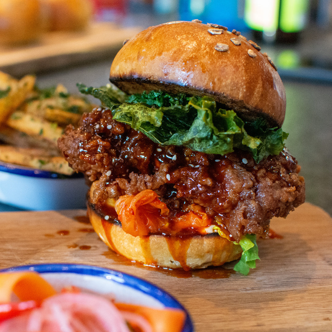 Korean Fried Chicken Masterclass with Homemade Chilli Brioche Buns & Authentic Sides - The Artisans' Kitchen 