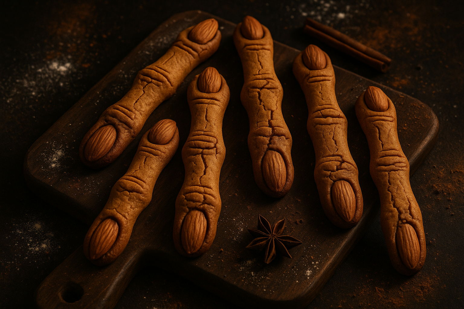Ghoulish Gingerbread Fingers